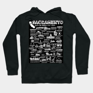 Sacramento Map Hoodie